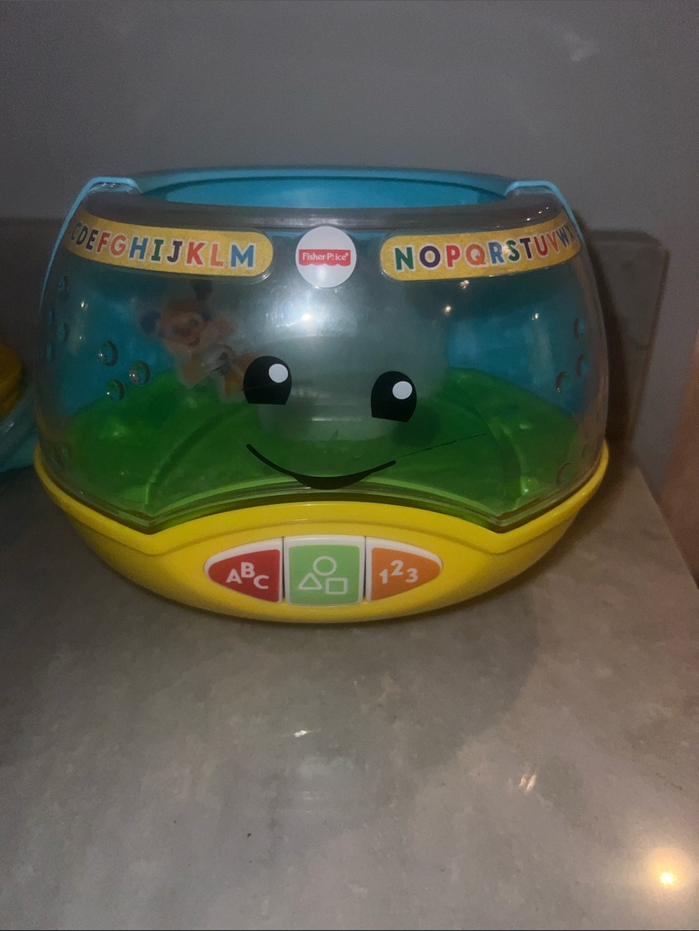 Fisher-Price Teal and Yellow Interactive Learning Turtle